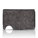 Montana Silversmiths Made in the USA Western Lifestyle Credit Card &amp; Cash Case (Montana Classic Gunmetal)