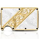 Montana Silversmiths Made in the USA Western Lifestyle Credit Card &amp; Cash Case (Golden Hour)