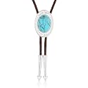 Montana Silversmiths Western Lifestyle Braided Leather Cord Silver Finished Arrow Pointed Tips Southwestern Style Bolo Tie