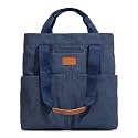 Montana West x Lee Large Canvas Tote Bag for Women with 2 Front Pockets Top-Handle Handbag Foldable Shoulder Bag LEE53-005JN