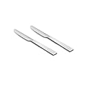 Montavo by FnS 2 Pieces Stainless Steel Butter Knife Set for Home &amp; Kitchen Luxury Dining Tableware Flatware, Butter, Jam, Cheese &amp; Dessert Spreader (Trendz Design)