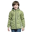 Monte Carlo Boys Printed Green Hooded Neck