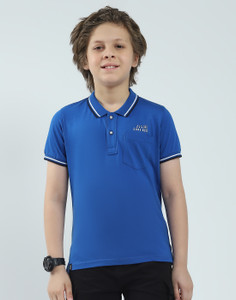 MONTE CARLO Boys Solid Pure Cotton Regular
