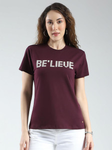 MONTE CARLO Casual Printed Women Red Top