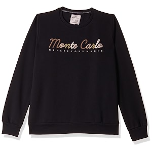 Monte Carlo Embroidered Cotton Blend Round Neck