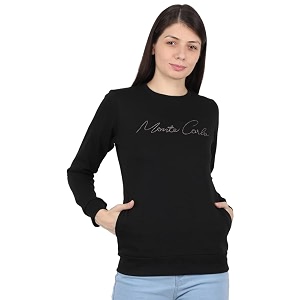 Monte Carlo Embroidered Cotton Blend Round Neck
