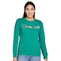 Monte Carlo Embroidered Cotton Blend Round Neck