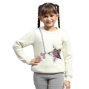 Monte Carlo Girls Printed Round Neck Full