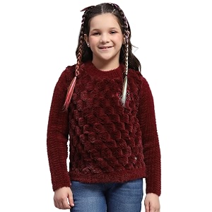 Monte Carlo Girls Printed Round Neck Full