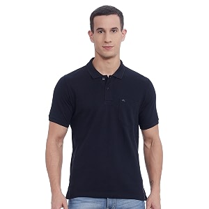 Monte Carlo Mens Solid Regular Fit T-Shirt