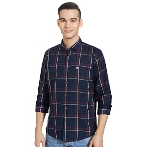 Monte Carlo Mens Solid Regular Fit Shirt