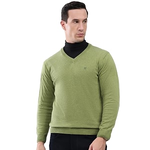 monte carlo men39s smart fit pullover  v neck solid design  full sleeves pull on  stylish warm winter fashion sweater  winter sweater for men39s