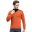 Monte Carlo Men's Smart Fit Pullover | V Neck Solid Design | Full Sleeves Pull On | Stylish Warm Winter Fashion Sweater | Winter Sweater for Men's