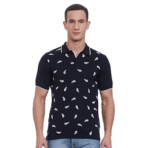 Monte Carlo Mens Solid Regular Fit T-Shirt