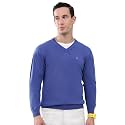 Monte Carlo Men's Smart Fit Pullover | V Neck Solid Design | Full Sleeves Pull On | Stylish Warm Winter Fashion Sweater | Winter Sweater for Men's
