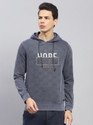 MONTE CARLO Men Printed Hooded Neck Cotton