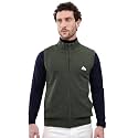 Monte Carlo Mens Regular Fit Solid Collared Neck Zipper Sleeveless Winter Sweater Warm Woolen Pullover for Men | Comfortable Knitted Winter Wear Sweater for Men's (Pack of 1)