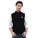 Monte Carlo Mens Regular Fit Solid Collared Neck Zipper Sleeveless Winter Sweater Warm Woolen Pullover for Men | Comfortable Knitted Winter Wear Sweater for Men's (Pack of 1)