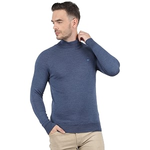 monte carlo men wool high neck pullover sweater