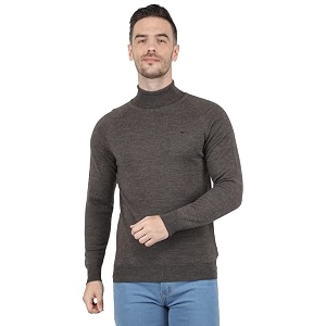 monte carlo men wool high neck pullover sweater