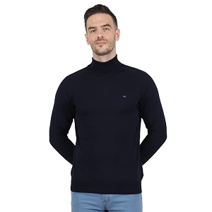 monte carlo men wool high neck pullover sweater