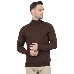 monte carlo men wool high neck pullover sweater
