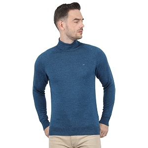 monte carlo men wool high neck pullover sweater