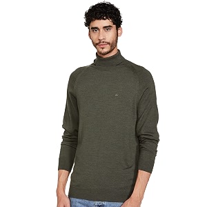monte carlo men wool high neck pullover sweater