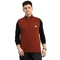 Monte Carlo Mens Regular Fit Solid Collared Neck Zipper Sleeveless Winter Sweater Warm Woolen Pullover for Men | Comfortable Knitted Winter Wear Sweater for Men's (Pack of 1)