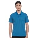 Monte Carlo Mens S.Blue Plain Collar T-Shirt