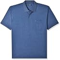 Monte Carlo Mens S.Blue Plain Collar T-Shirt