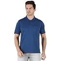Monte Carlo Mens S.Blue Plain Collar T-Shirt