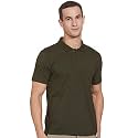 Monte Carlo Mens S.Blue Plain Collar T-Shirt