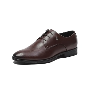 Monte Carlo Mens Solid Lace Up Genuine