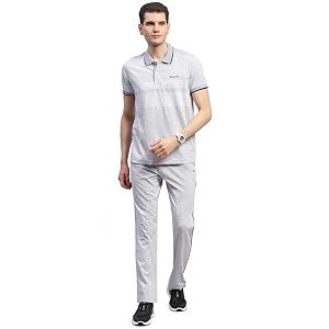 Monte Carlo Mens Solid Polo Neck Half