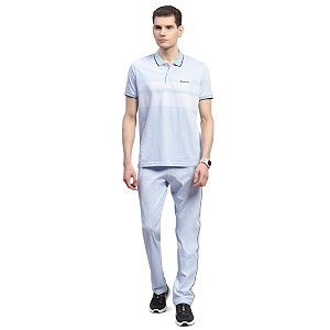 Monte Carlo Mens Solid Polo Neck Half