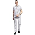 Monte Carlo Mens Solid Polo Neck Half