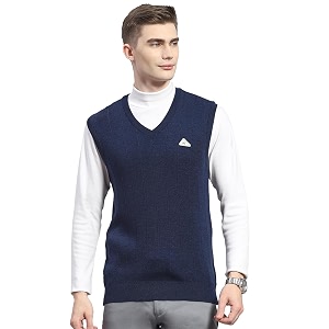 monte carlo shell solid v neck sweater  warm woolen pullover for men  soft comfortable knitted winter wear sweater for men39s