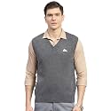 Monte Carlo Shell Solid V Neck Sweater | Warm Woolen Pullover for Men | Soft Comfortable Knitted Winter Wear Sweater for Men's
