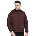 Monte Carlo Mens Solid Wine Detachable Hood