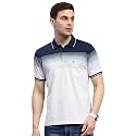 Monte Carlo Mens Striped Polo Collar Half