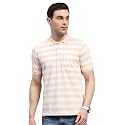 Monte Carlo Mens Striped Polo Collar Half