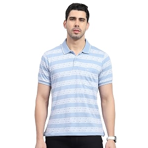 Monte Carlo Mens Striped T-Shirt