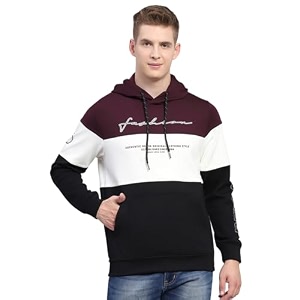 Monte Carlo Printed Black Hooded Neck Full