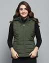 MONTE CARLO Sleeveless Solid Women Jacket