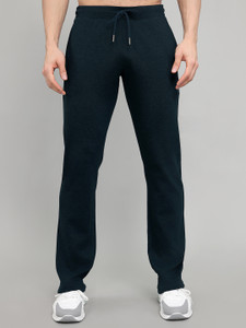 MONTE CARLO Solid Men Black Track Pants