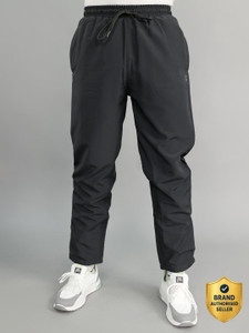 MONTE CARLO Solid Men Grey Track Pants