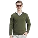 Monte Carlo Men's Smart Fit Pullover | V Neck Solid Design | Full Sleeves Pull On | Stylish Warm Winter Fashion Sweater | Winter Sweater for Men's