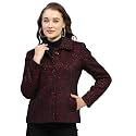 Monte Carlo Womens Self Design Maroon Collar
