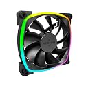 Montech AX 120 ARGB Fan – 1600PWM, High-End Durability, Silent Performance, and Stunning ARGB Design (120mm, Black)